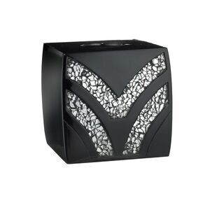 Popular Bath Sinatra Black Bath Accessories International Shipping - Size